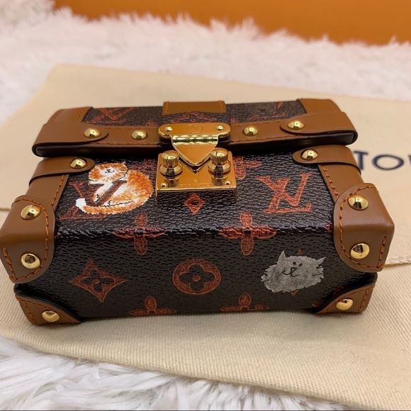 ❌❌ Louis Vuitton Catogram Grace Coddington Mini Essential Trunk clutch bag - Picture 7 of 12